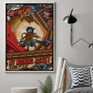 a night to remember my morning jacket at the fillmore may 28 2024 poster canvas art print 1