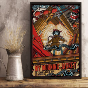 A Night to Remember My Morning Jacket at The Fillmore, May 28 2024 Poster Canvas Art Print