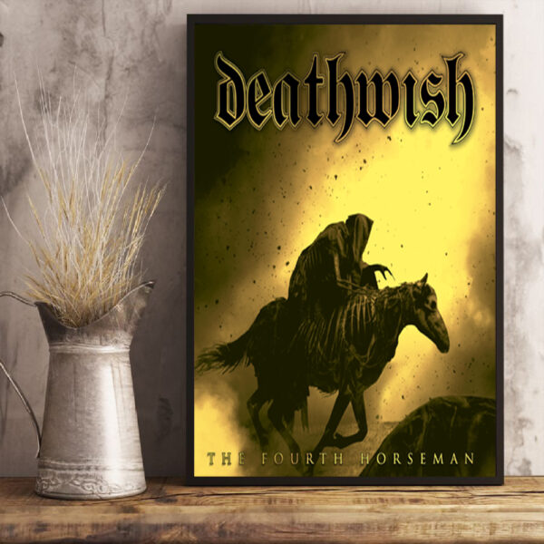 Album The Fourth Horseman By Deathwish Band Upcoming On June 7th 2024 Poster Canvas Art Print