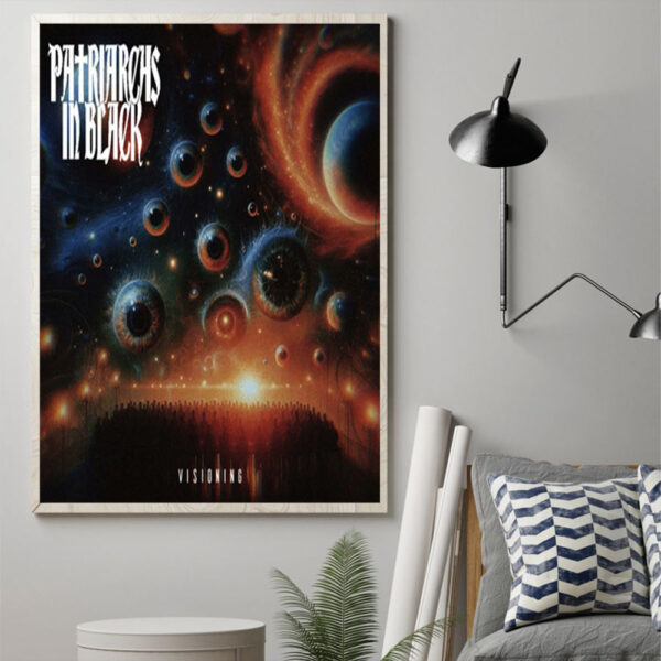 Album Visioning By Patriarchs in Black Official Upcoming July 19th 2024 Poster Canvas Art Print
