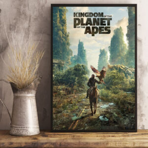 apes ascend kingdom of the planet of the apes official poster canvas