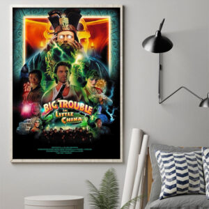 Big Trouble In Little China 1986 Celebrating 38 Years of Adventure Poster Canvas
