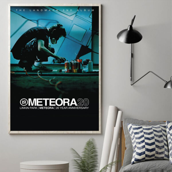 Celebrating Linkin Park Meteora 20th Anniversary Poster Canvas Art Print