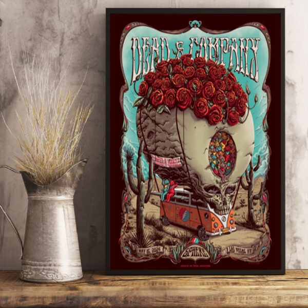 Dead And Company Dead Forever May 16 2024 At Las Vegas NY Sphere Art Prints and Canvas Posters