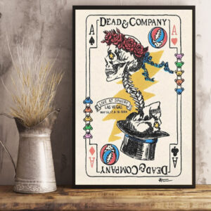 dead and company limited cards live at sphere las vegas may 16 17 18 2024 grateful dead art prints and canvas posters