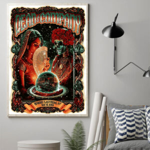dead and company sphere las vegas nv may 18 2024 poster canvas art print 1