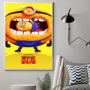 despicable me 4 official movie poster canvas 1