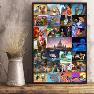 disney 100th anniversary celebration collection art prints and canvas posters