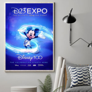 Disneyland 100th Anniversary Poster Canvas Art Print
