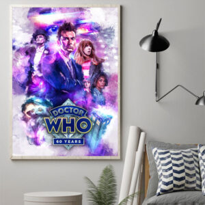 doctor who 60th anniversary time lords journey canvas art print 1