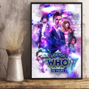 doctor who 60th anniversary time lords journey canvas art print