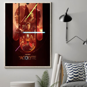 Embrace The Dark Side Star Wars The Acolyte Official Poster Canvas
