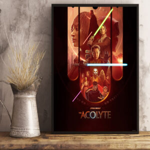 embrace the dark side star wars the acolyte official poster canvas