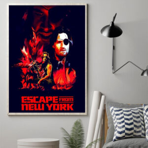 Escape From New York 1981 Celebrating 43 Years of Sci-Fi Thrills Poster Canvas