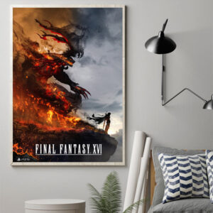 Final Fantasy XVI Poster Canvas