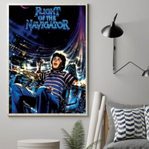 flight of the navigator 1986 commemorating 38 years anniversary movie poster art prints and canvas posters 1
