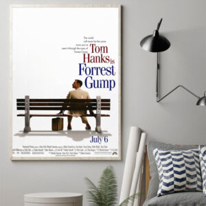 Forrest Gump 30th Anniversary Poster Canvas Art Print