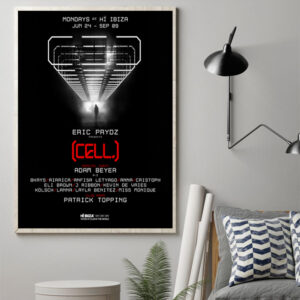 full lineup eric prydz presents cell 2024 poster canvas art print 1