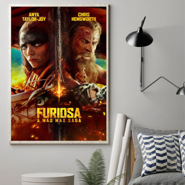 Furiosa A Mad Max Saga Official Poster Canvas
