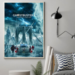 ghostbusters frozen empire movie poster 2024 film poster canvas art print 1
