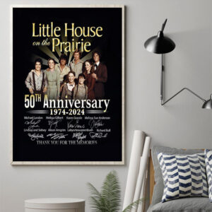 Homestead Heritage: Celebrating 50 Years of Little House on the Prairie Poster Canvas Art Print