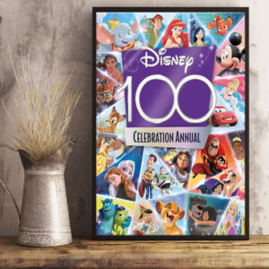 is it disneys 100th anniversary limited edition poster canvas art print