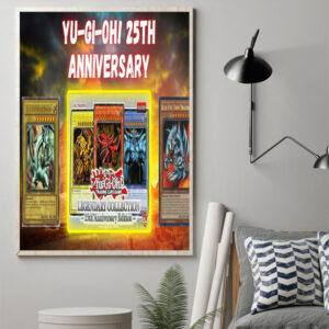 Kaiba Briefcase 25th Anniversary Poster Canvas Art Print