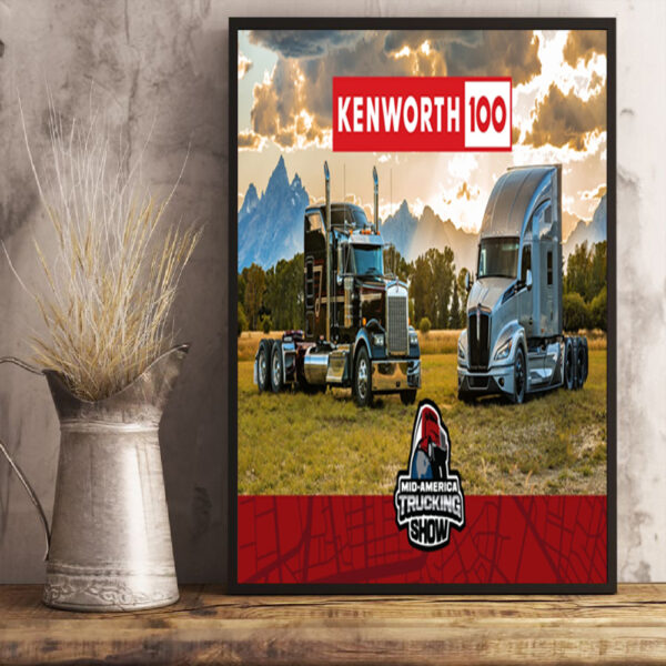 Kenworth 100th Anniversary Poster Canvas Art Print