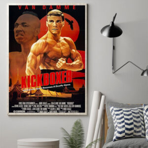 kickboxer 1989 celebrating 35 years of martial arts action poster canvas 1