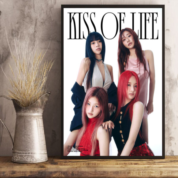 KISS OF LIFE: July Summer Comeback Poster Art Prints and Canvas Posters
