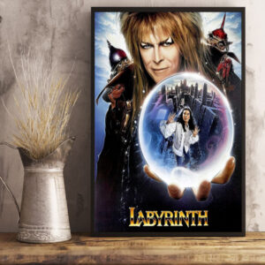 Labyrinth 1986 Celebrating 38 Years of Magic Poster Canvas