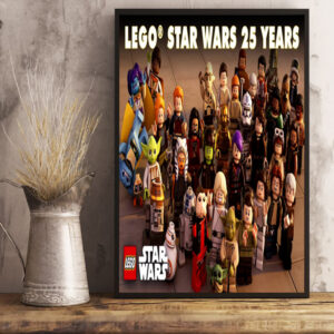 Lego Star Wars 25th Anniversary: Limited Edition Character Collage Canvas Print
