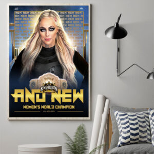 Liv Morgan The New Women’s World Champion WWE King And Queen Of The Ring 2024 Poster Canvas Art Print