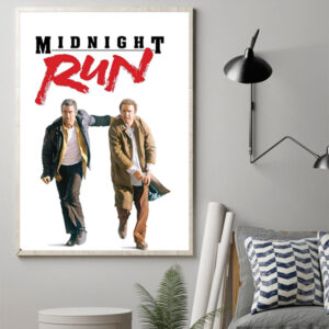 midnight run 1988 celebrating 36 years of action comedy excellence poster canvas 1