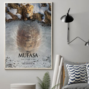 Mufasa The Lion King in theaters December 20 2024 Canvas Poster