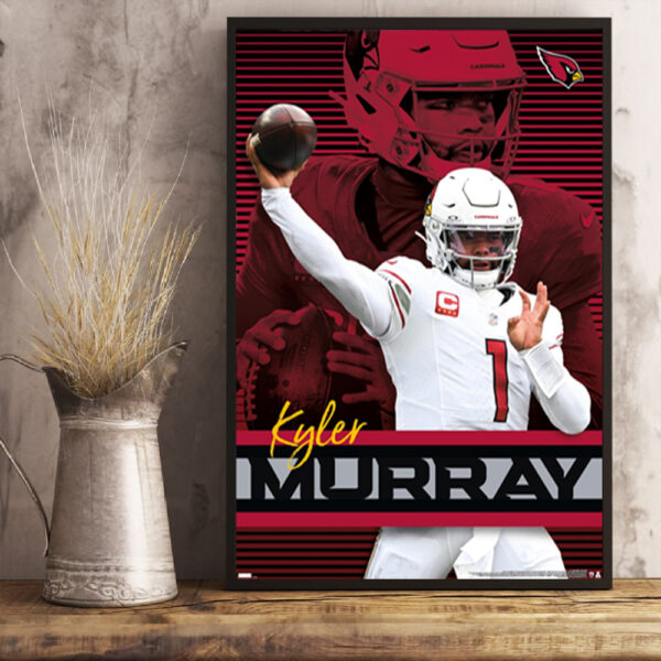 NFL Arizona Cardinals Kyler Murray 24 Poster Canvas Art Print