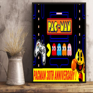 pac man 30th anniversary collectors edition art prints and canvas posters