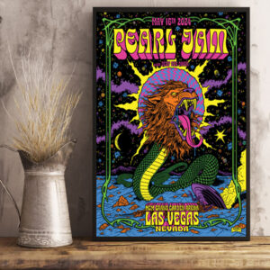 pearl jam rock band deep sea diver mgm grand garden arena art prints and canvas posters