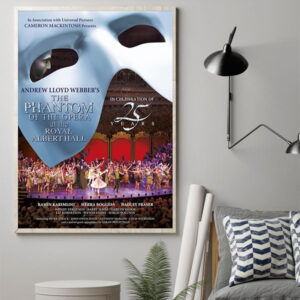 phantom of the opera 25th anniversary masquerade ball canvas poster 1