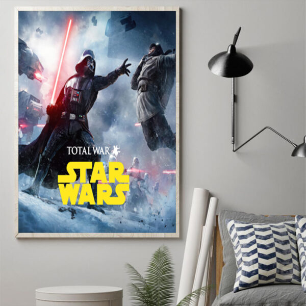 Poster Total War Star Wars Game Developing In 2024 Poster Canvas Art Print