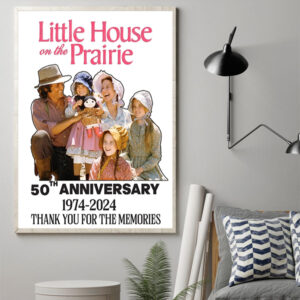 Prairie Memories: 50 Years of Little House Poster Canvas Print