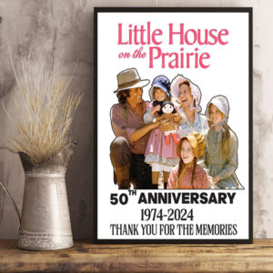 prairie memories 50 years of little house poster canvas print