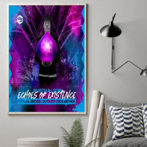 Rejecta And LXCPR Echoes Of Existence Official Decibel Outdoor 2024 Anthem Poster Canvas Art Print