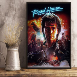 roadhouse 1986 celebrating 38 years anniversary movie poster art prints canvas poster