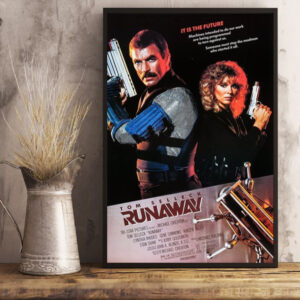 Runaway 1984 Celebrating 40 Years of Sci-Fi Thrills Poster Canvas