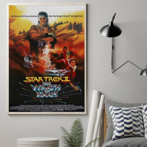 star trek ii the wrath of khan 1982 celebrating 42 years of intergalactic adventure poster canvas 1
