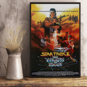 Star Trek II The Wrath of Khan 1982: Celebrating 42 Years of Intergalactic Adventure Poster Canvas