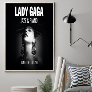 summers serenade lady gagas jazz piano concert series official poster canvas 1