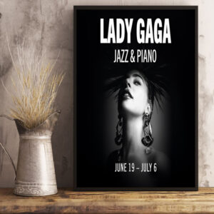 summers serenade lady gagas jazz piano concert series official poster canvas