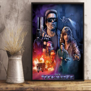 terminator 1984 celebrating 40 years of sci fi action excellence poster canvas